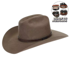 Chapéu de Cowboy Feltro Castor + BRINDES