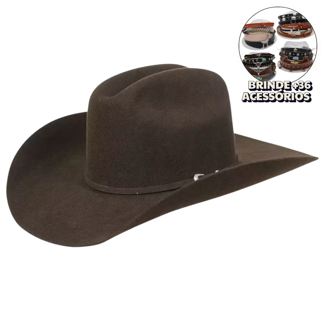 Chapéu American Horse Lã + BRINDES
